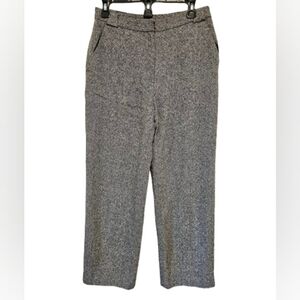 Rena Rowen Vintage Wool Blend Gray Tweed Dress Pants Women's Size 6 *see flaw